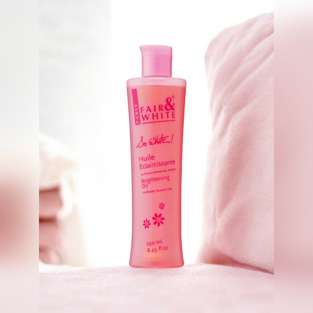 Fair and White So White Brightening Body Oil with Sweet Almond Oil 250 ml / 8.4